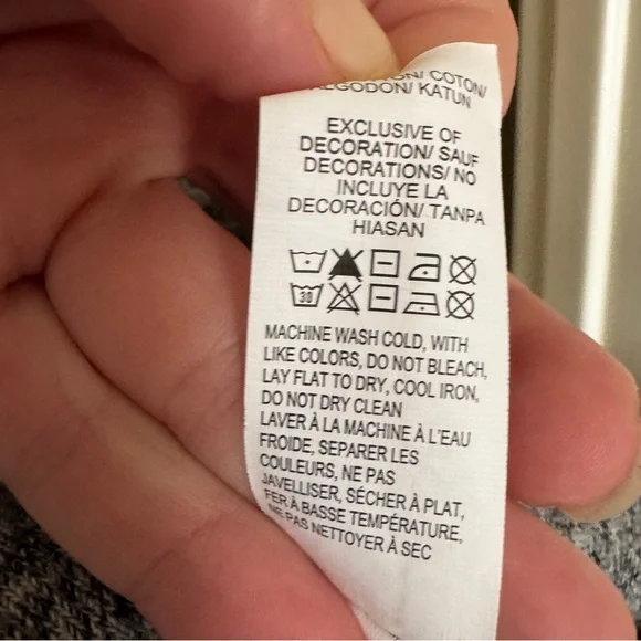 Men’s Lucky Brand Grey Half Zio Pullover Sweater Size Small - Picture 7 of 8